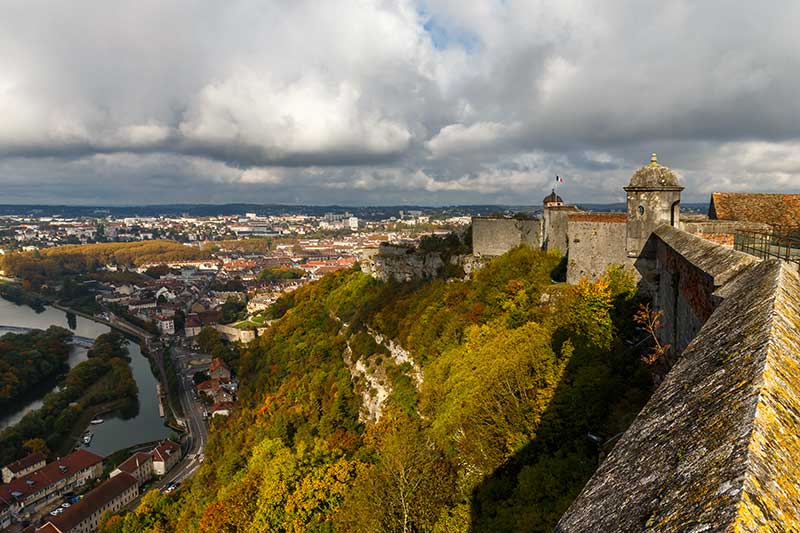 Besançon vue depuis la citadelle